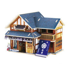 Wood Collectibles Toy for Global Houses-Japan Tea House